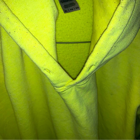 Neon green hoodie - Picture 3 of 6